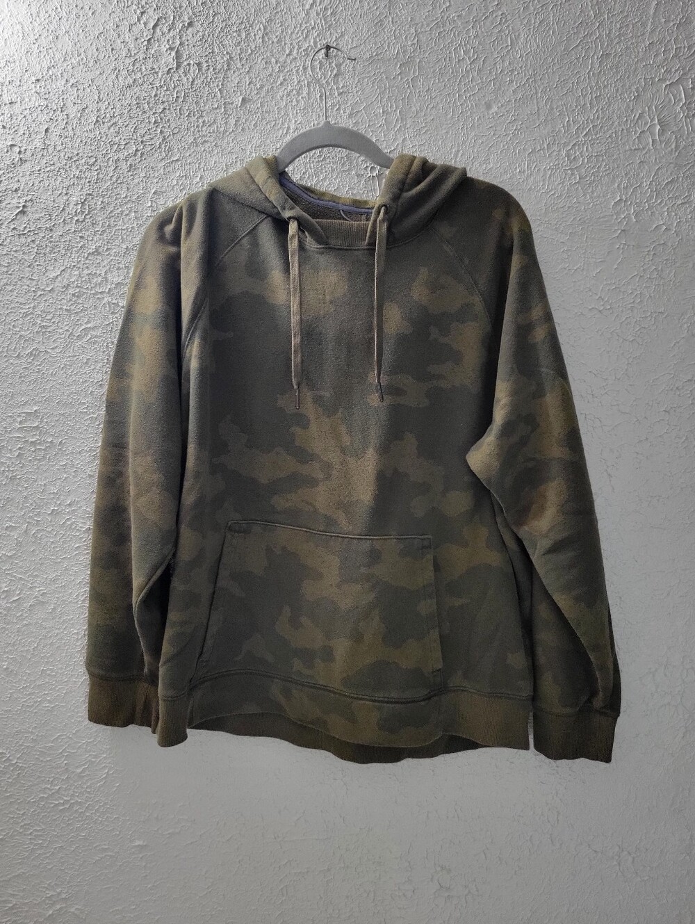All In Motion Sz L Men's Camo Hoodie Pullover Drawstrings Hooded Sweatshirt